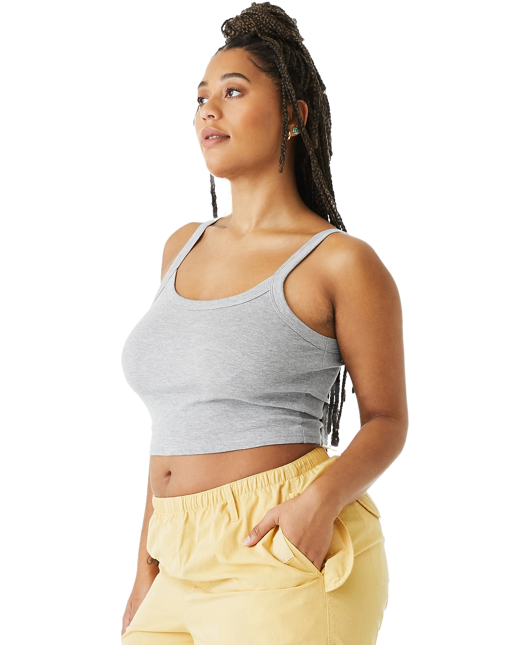 1012 Women’s Micro Rib Spaghetti Strap Tank Top