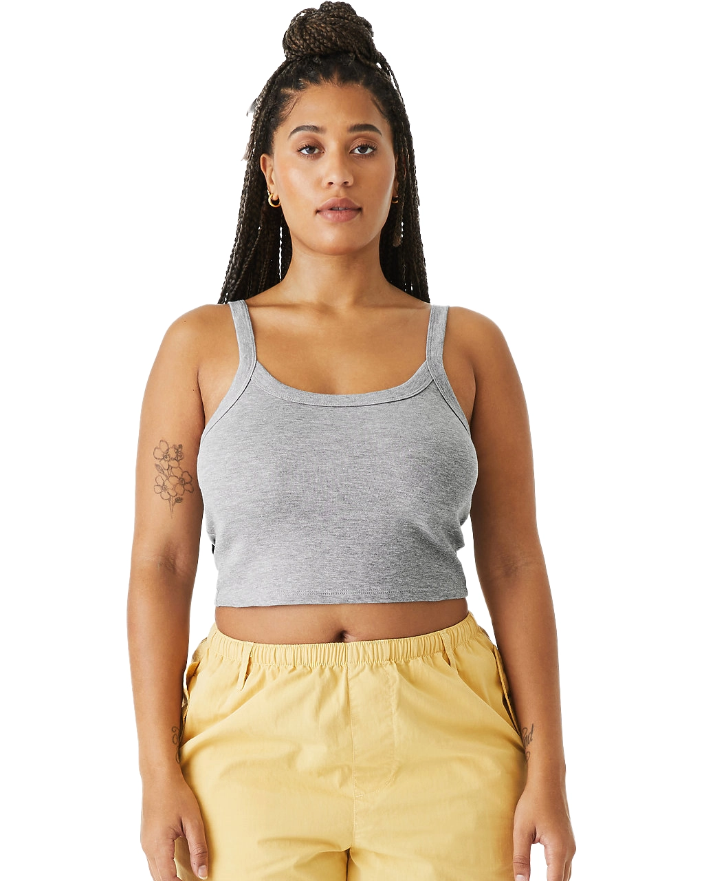 1012 Women’s Micro Rib Spaghetti Strap Tank Top