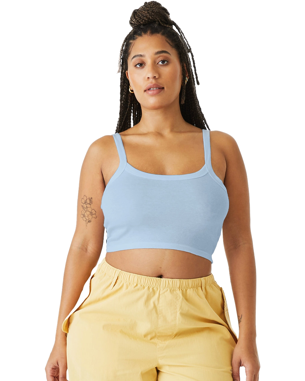 1012 Women’s Micro Rib Spaghetti Strap Tank Top