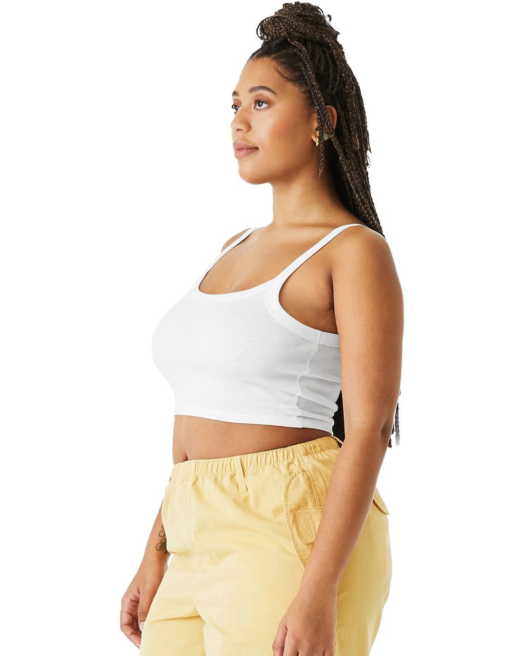 1012 Women’s Micro Rib Spaghetti Strap Tank Top