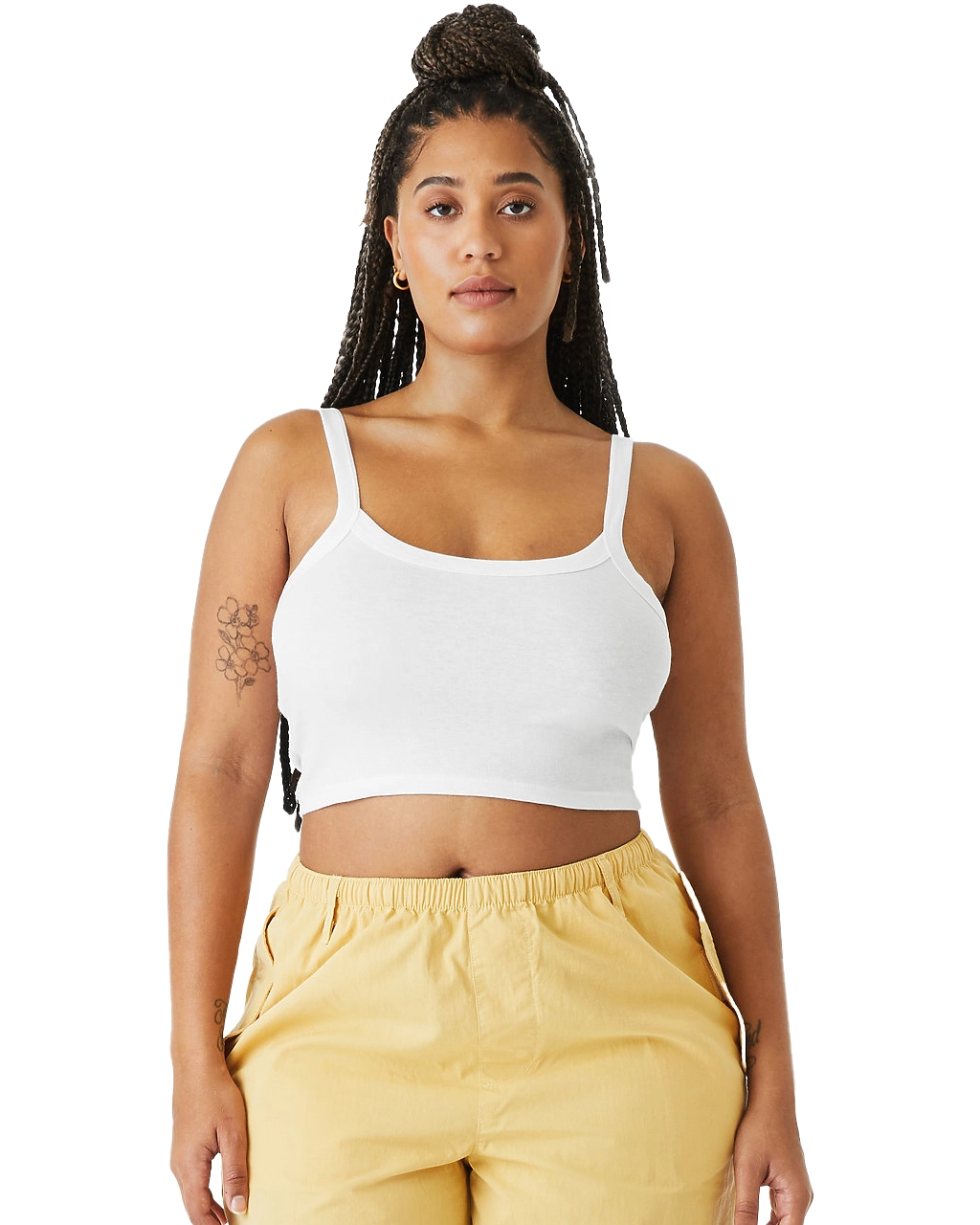 1012 Women’s Micro Rib Spaghetti Strap Tank Top