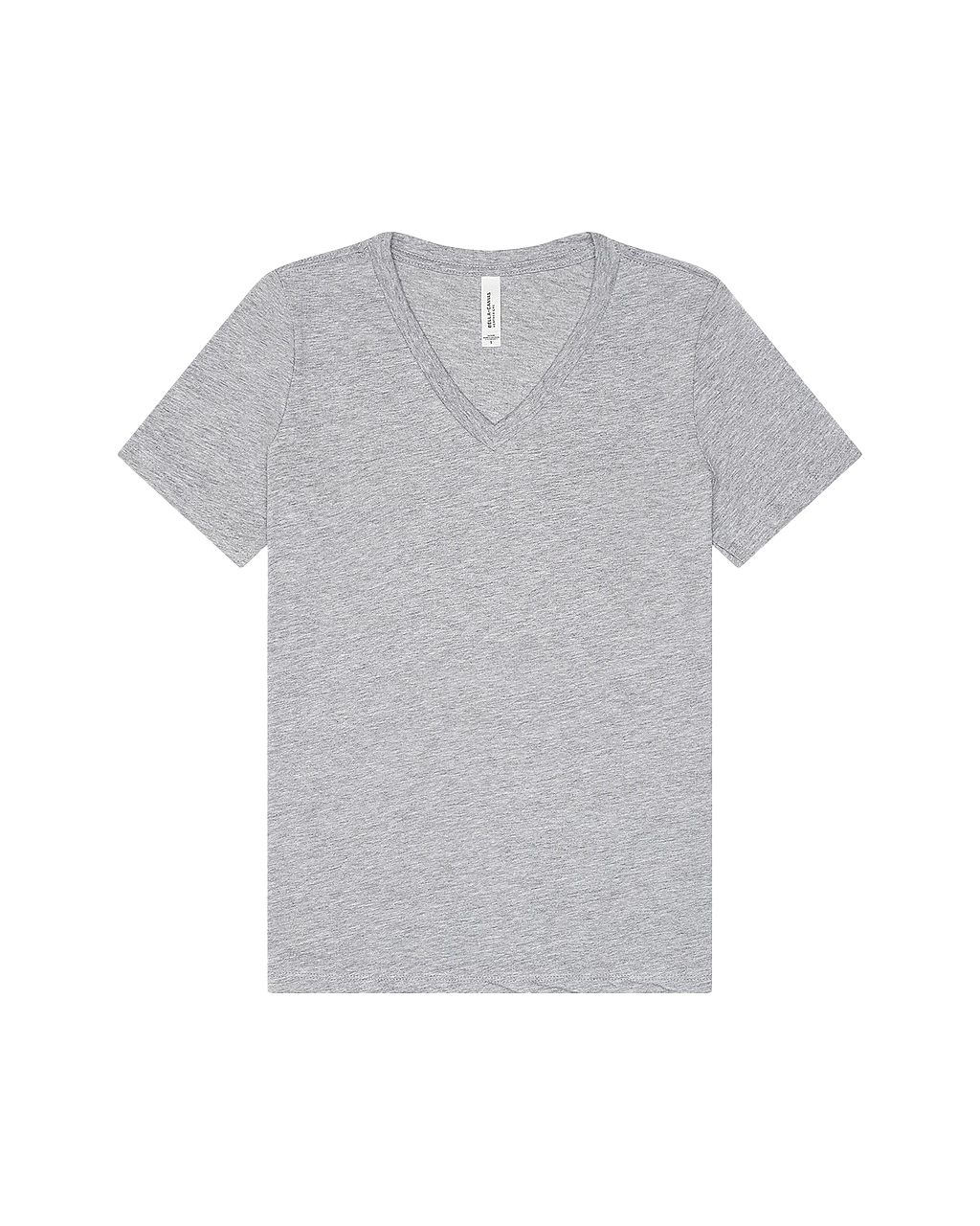 6405CVC Women’s Relaxed Heather CVC V-Neck Tee