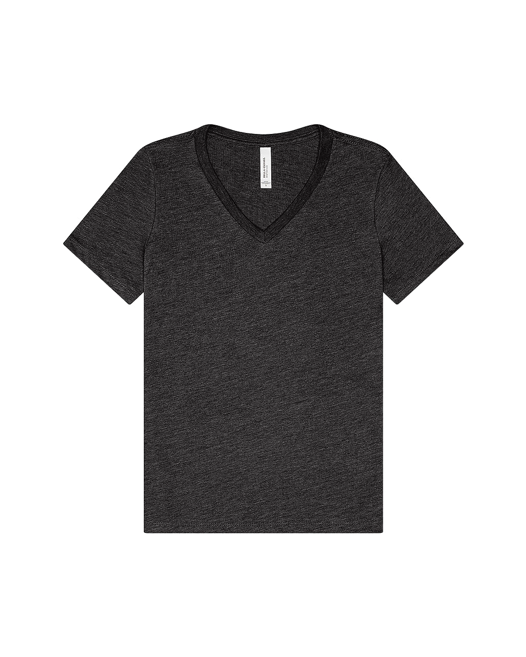 6405CVC Women’s Relaxed Heather CVC V-Neck Tee