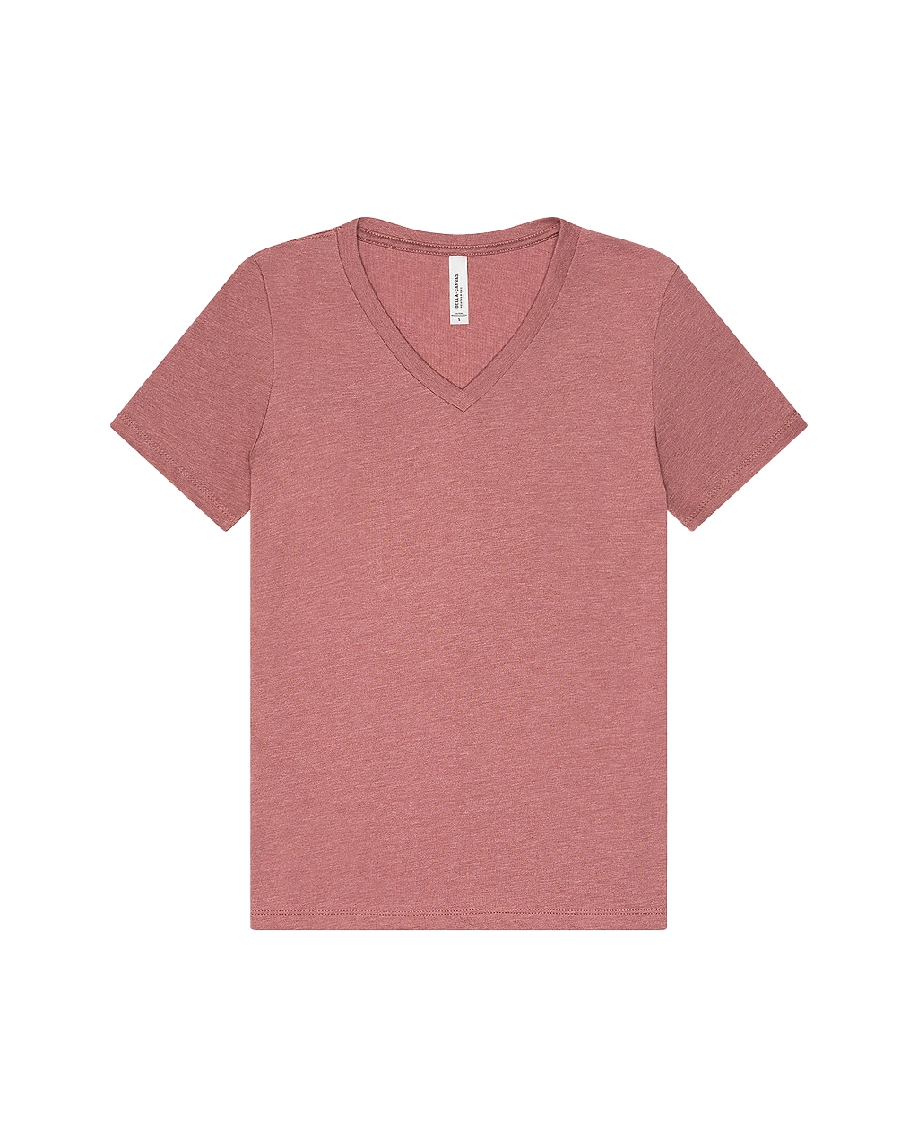 6405CVC Women’s Relaxed Heather CVC V-Neck Tee