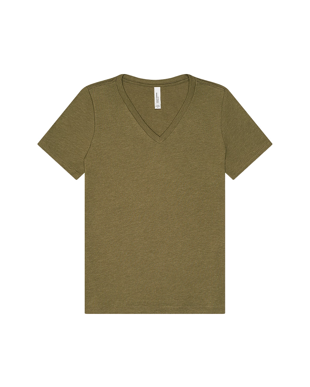 6405CVC Women’s Relaxed Heather CVC V-Neck Tee