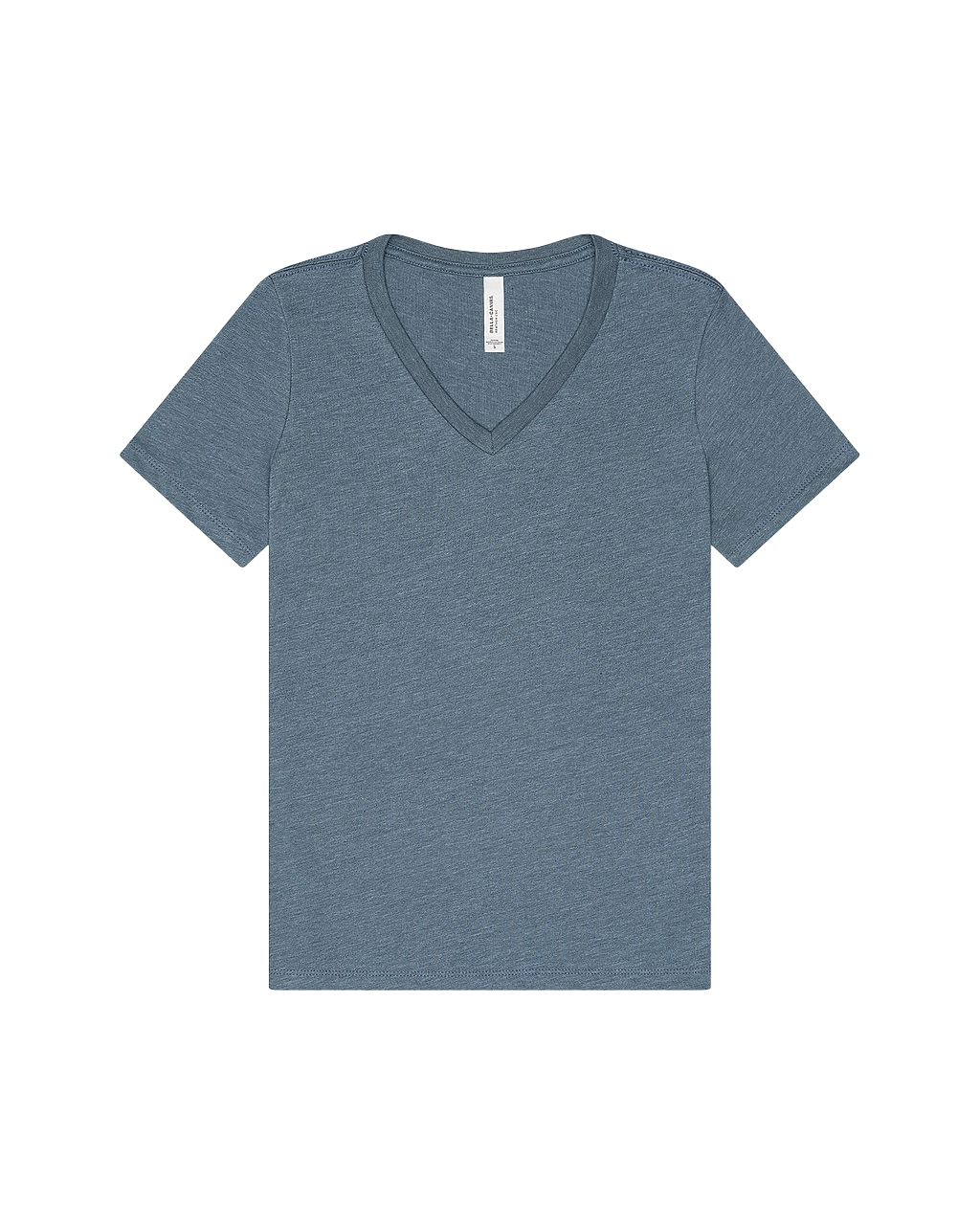 6405CVC Women’s Relaxed Heather CVC V-Neck Tee