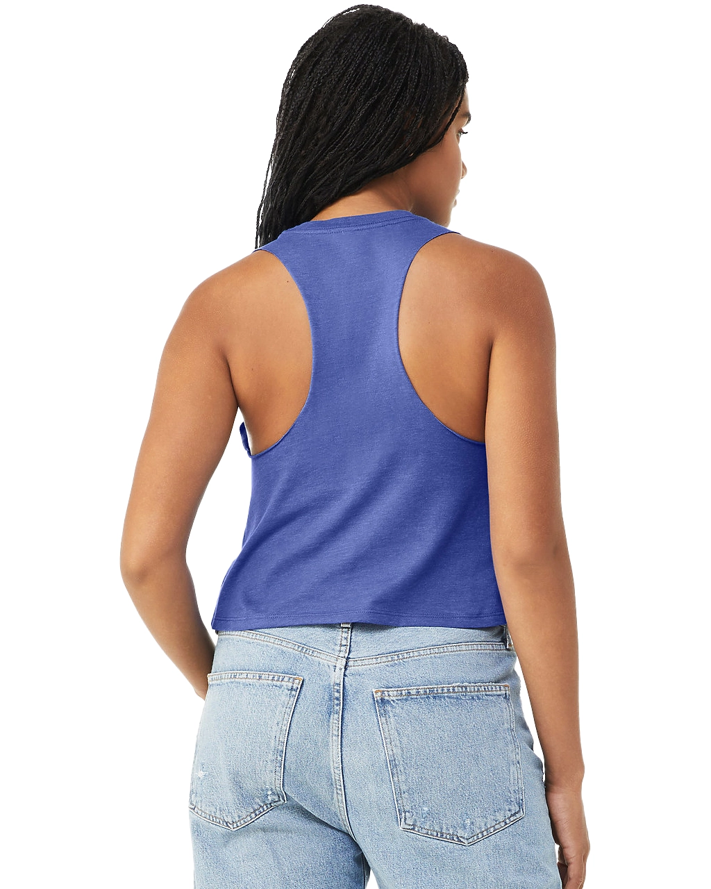 6682 Women’s Racerback Cropped Tank Top