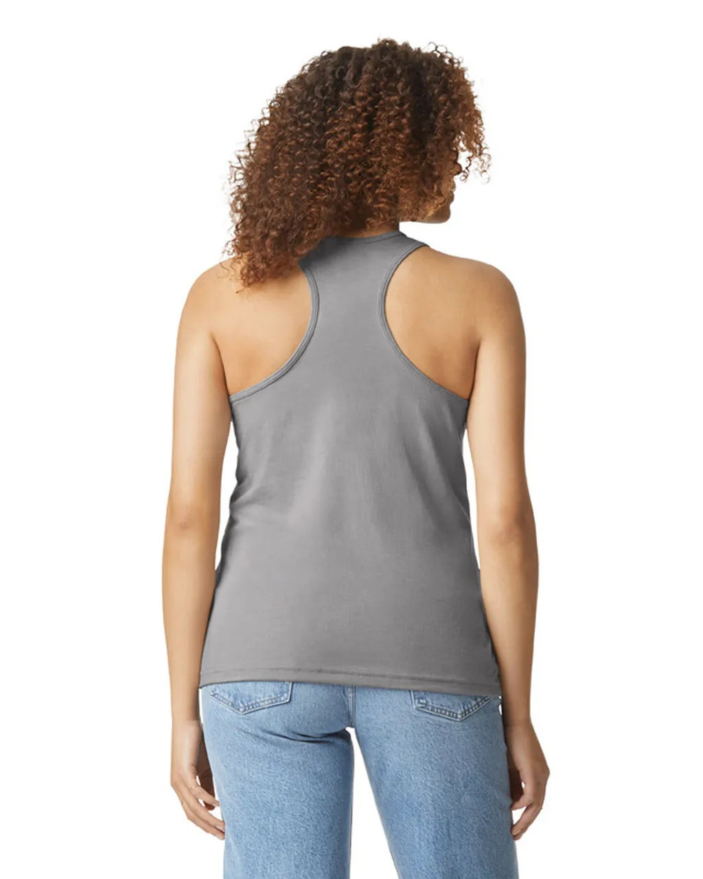 67200L Softstyle® Women’s CVC Racerback Tank Top