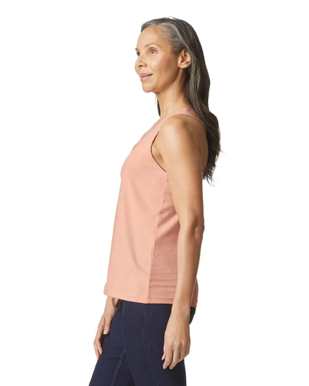 67200L Softstyle® Women’s CVC Racerback Tank Top