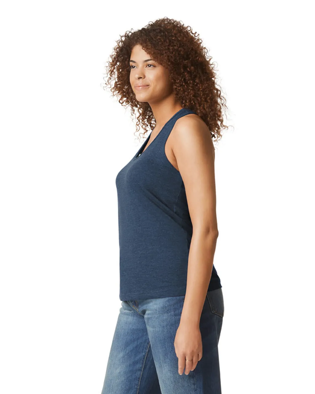 67200L Softstyle® Women’s CVC Racerback Tank Top