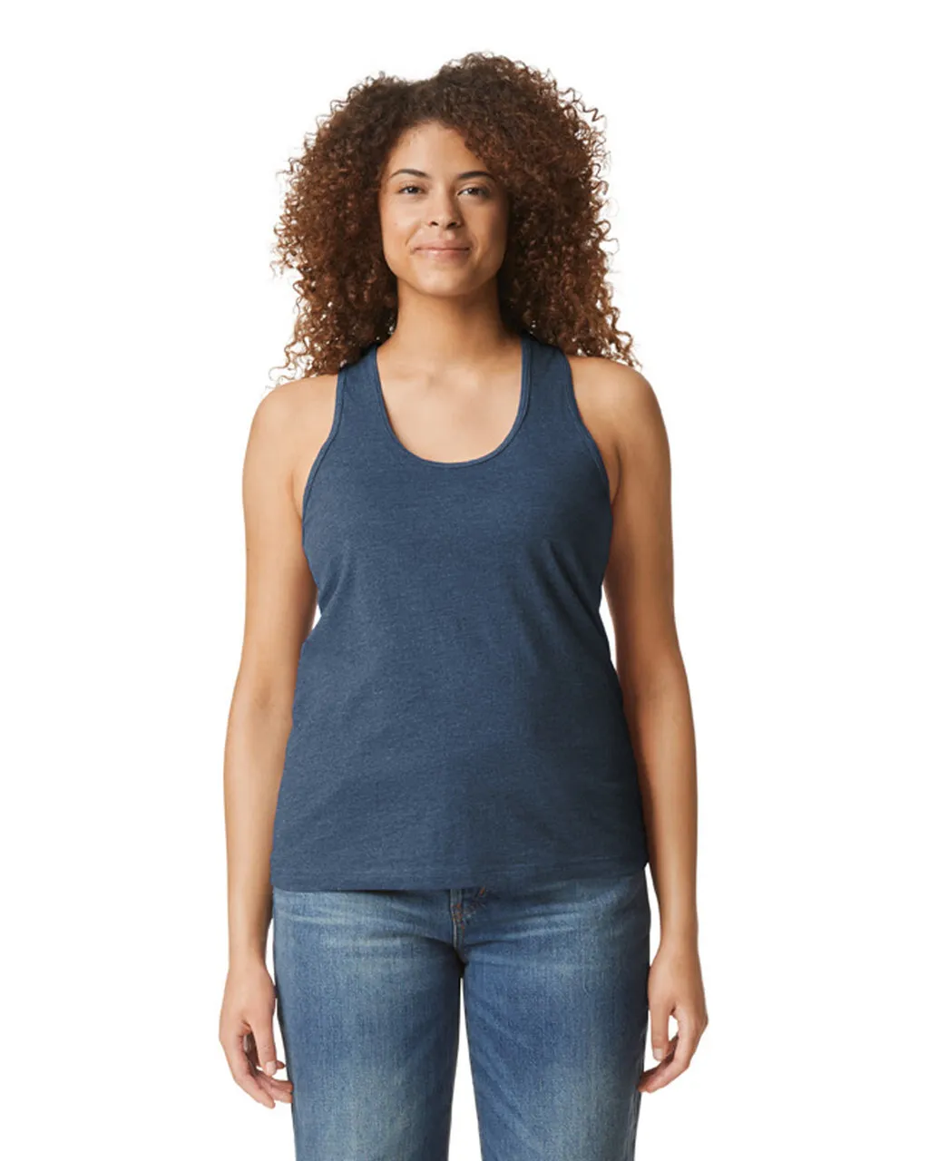 67200L Softstyle® Women’s CVC Racerback Tank Top