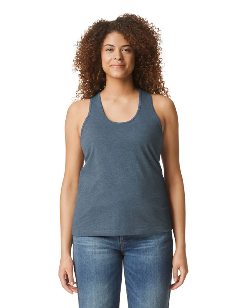 67200L Softstyle® Women’s CVC Racerback Tank Top