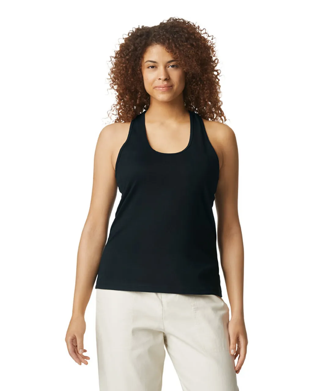 67200L Softstyle® Women’s CVC Racerback Tank Top