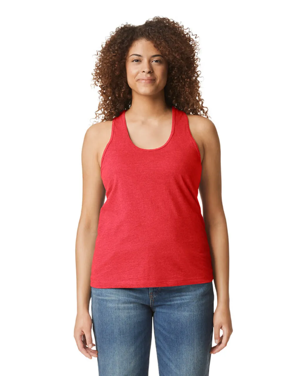 67200L Softstyle® Women’s CVC Racerback Tank Top