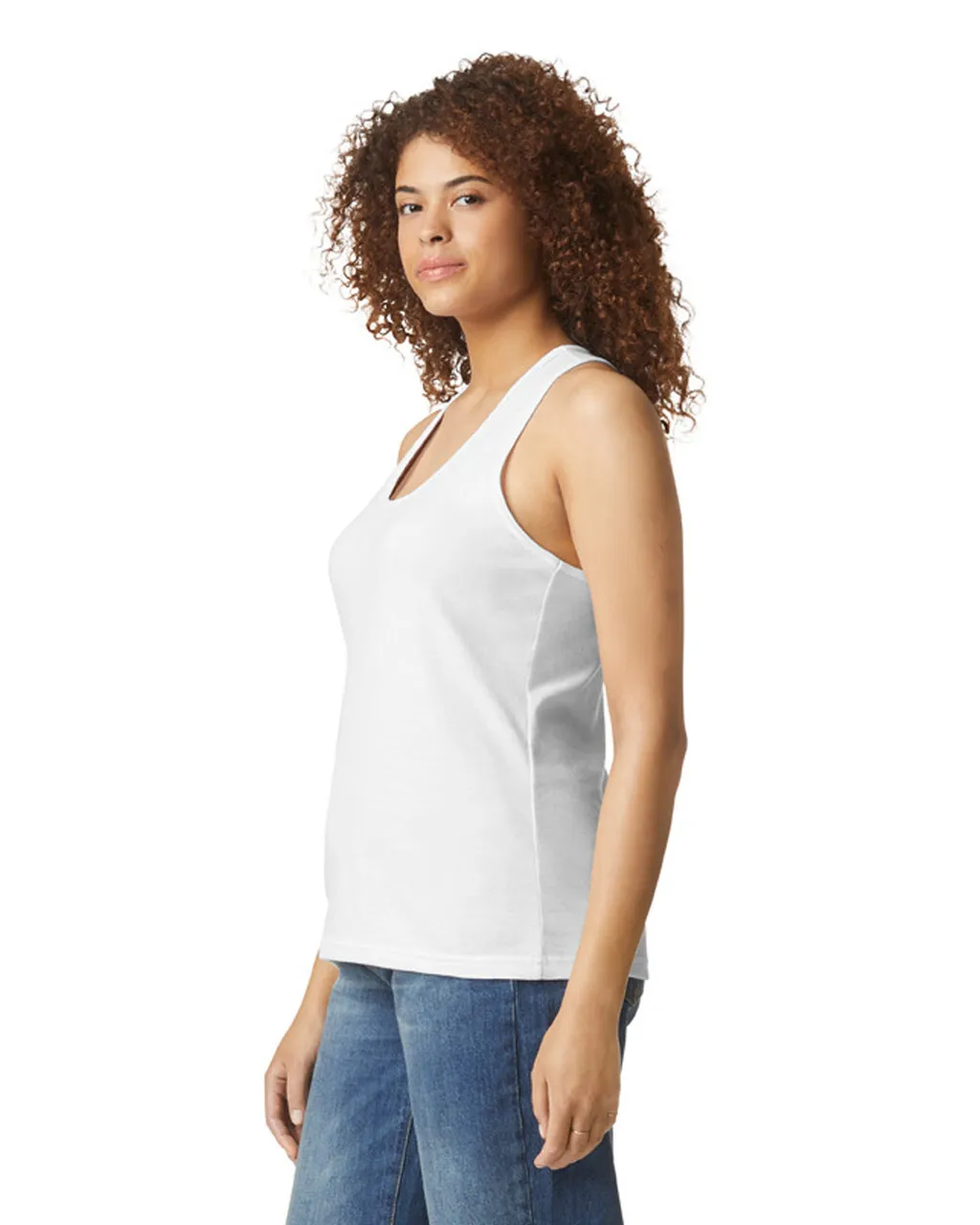 67200L Softstyle® Women’s CVC Racerback Tank Top