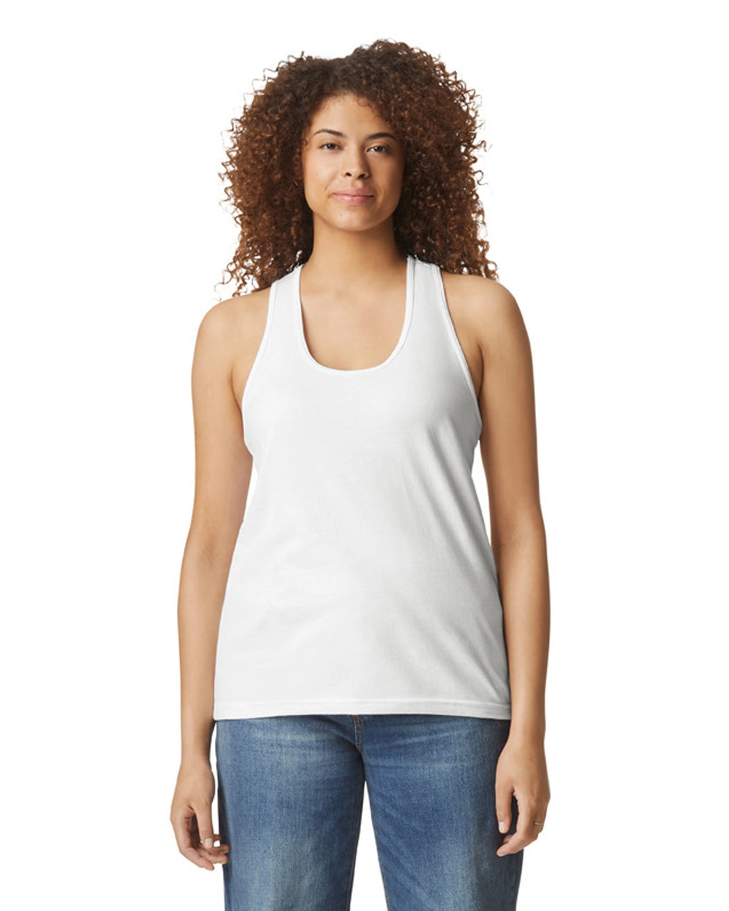 67200L Softstyle® Women’s CVC Racerback Tank Top