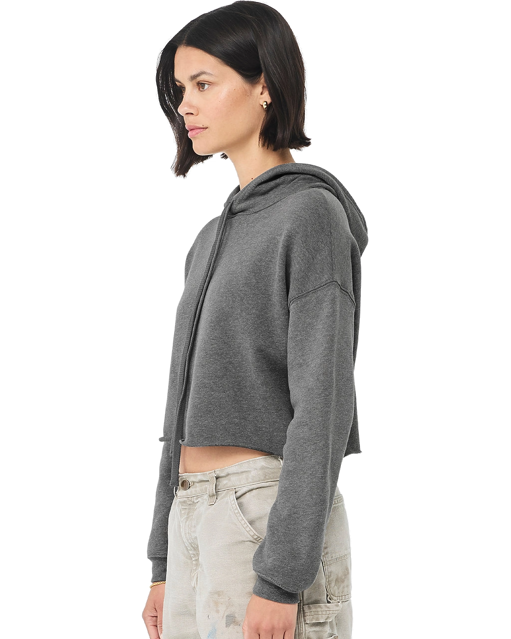 7502 Women’s Cropped Fleece Hoodie