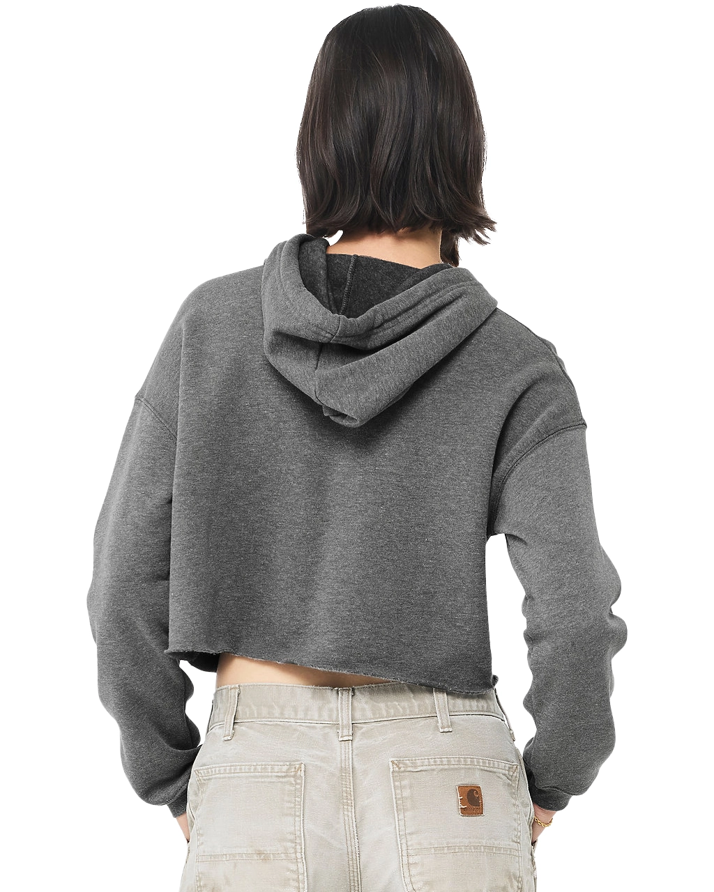 7502 Women’s Cropped Fleece Hoodie
