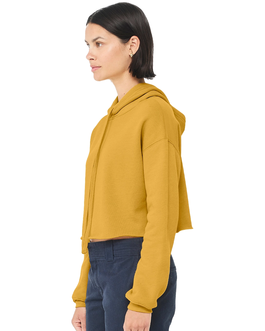 7502 Women’s Cropped Fleece Hoodie