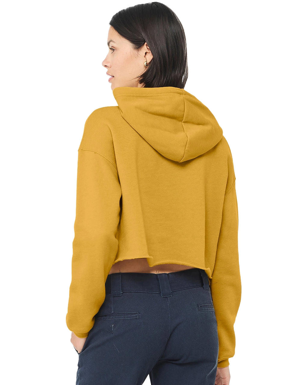 7502 Women’s Cropped Fleece Hoodie