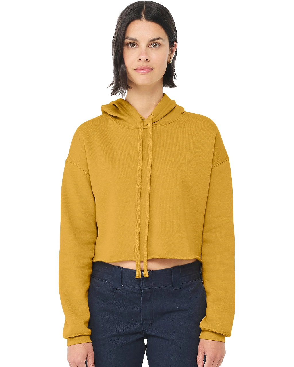 7502 Women’s Cropped Fleece Hoodie