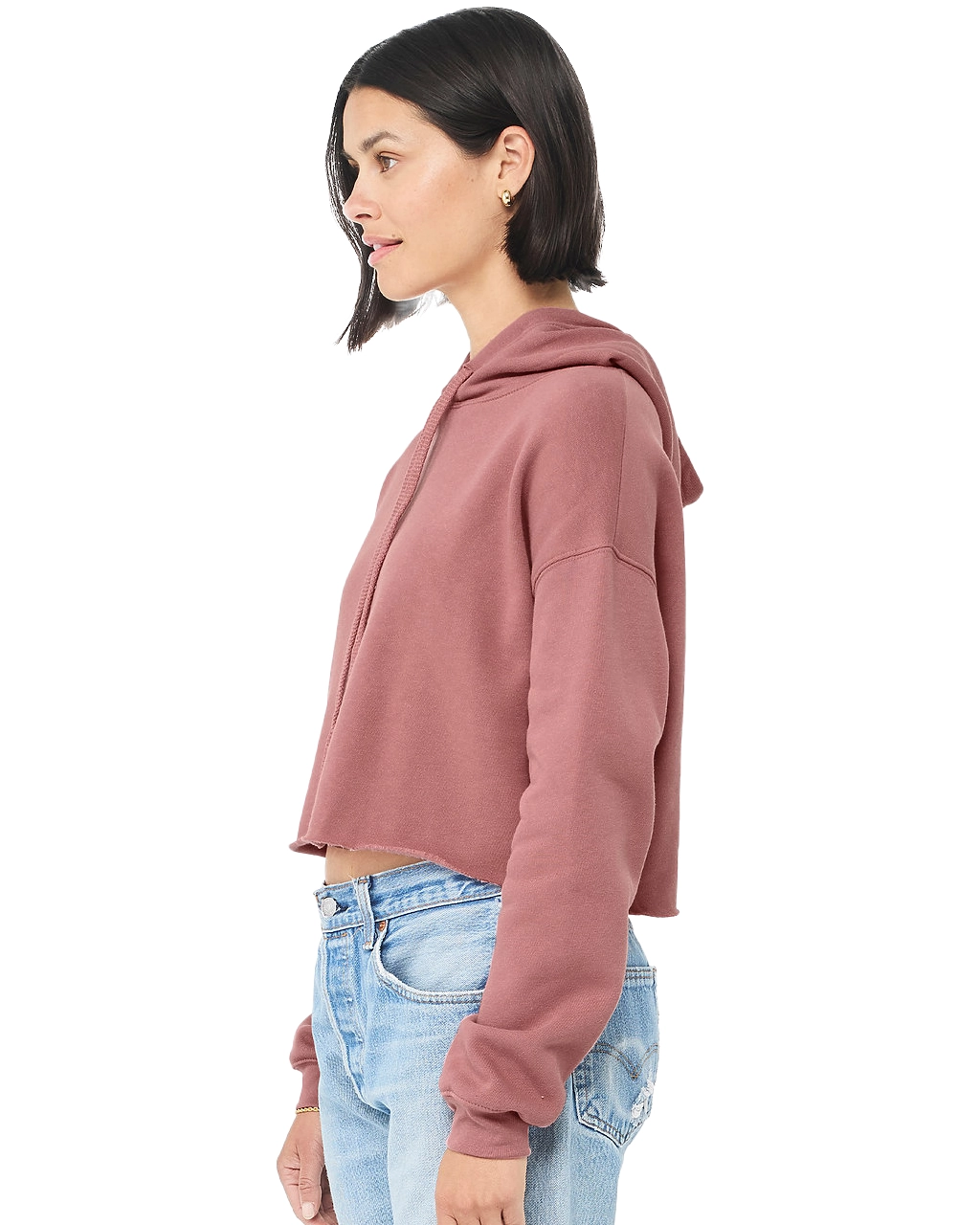 7502 Women’s Cropped Fleece Hoodie