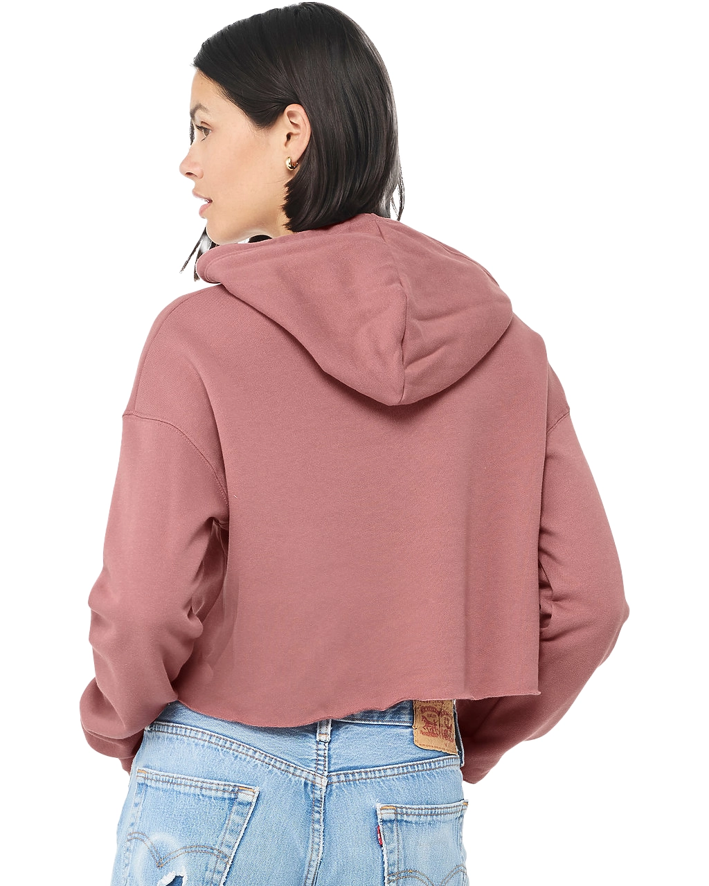 7502 Women’s Cropped Fleece Hoodie