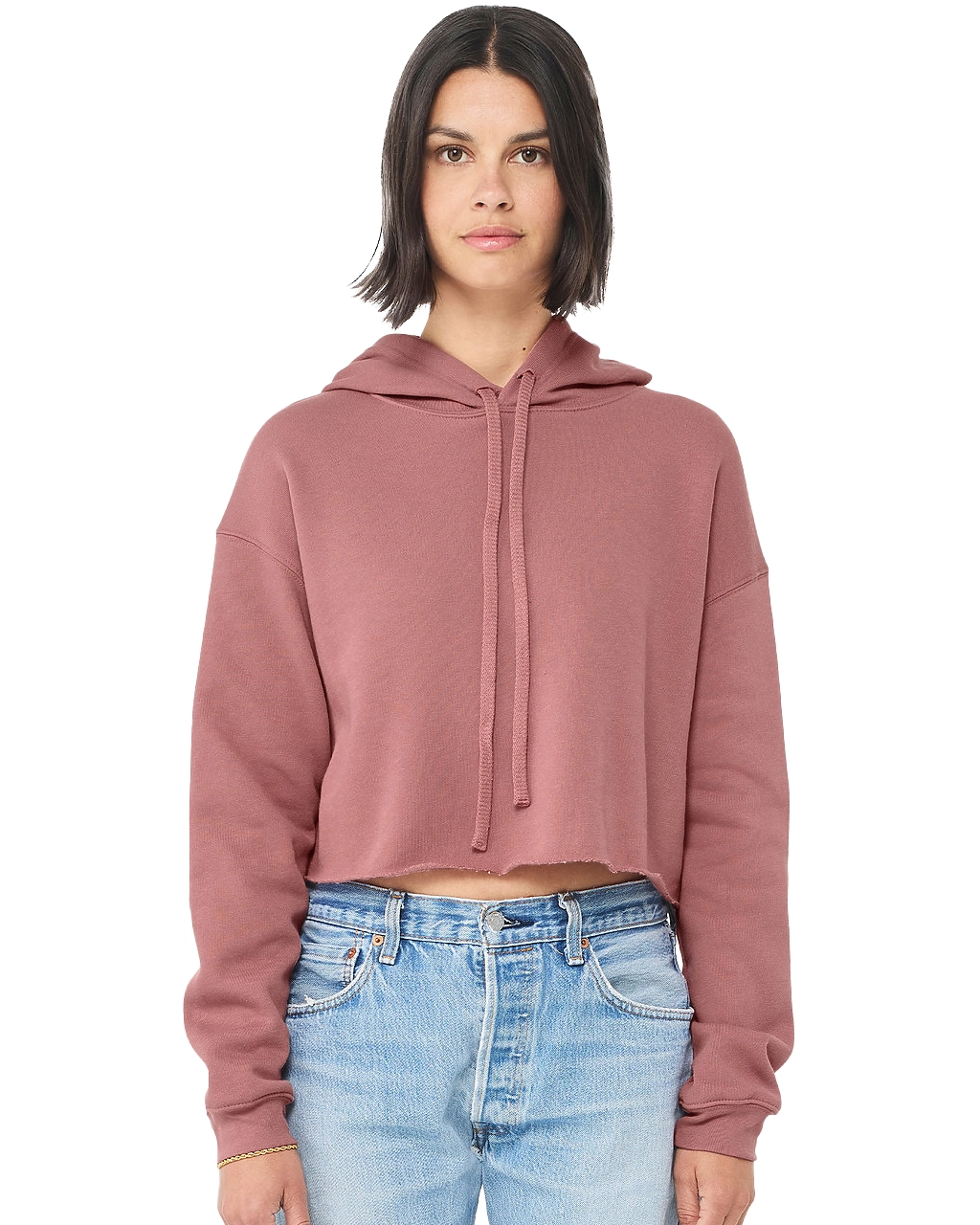 7502 Women’s Cropped Fleece Hoodie