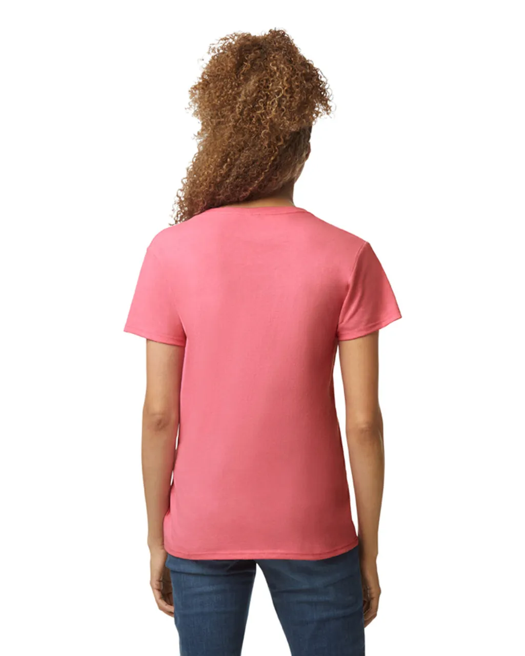 5V00L Women’s Heavy Cotton V-Neck T-Shirt