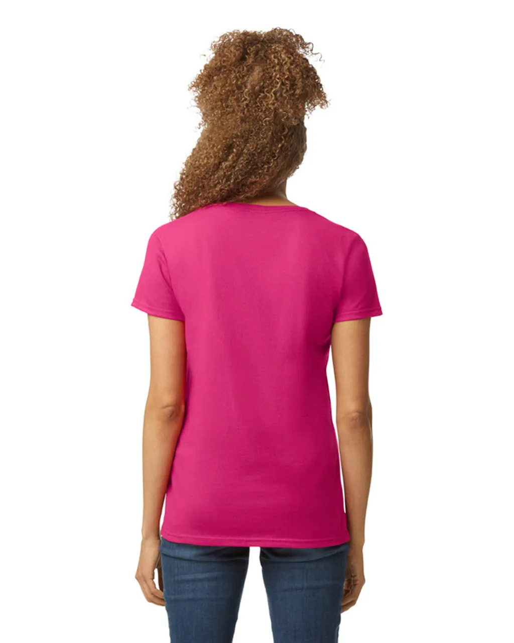 5V00L Women’s Heavy Cotton V-Neck T-Shirt