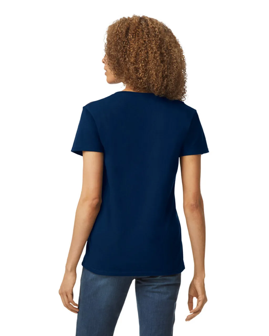 5V00L Women’s Heavy Cotton V-Neck T-Shirt