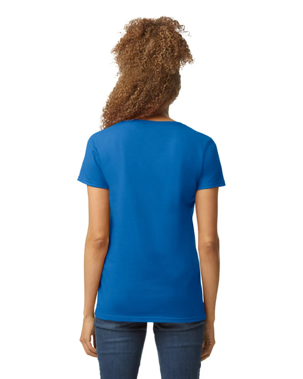 5V00L Women’s Heavy Cotton V-Neck T-Shirt