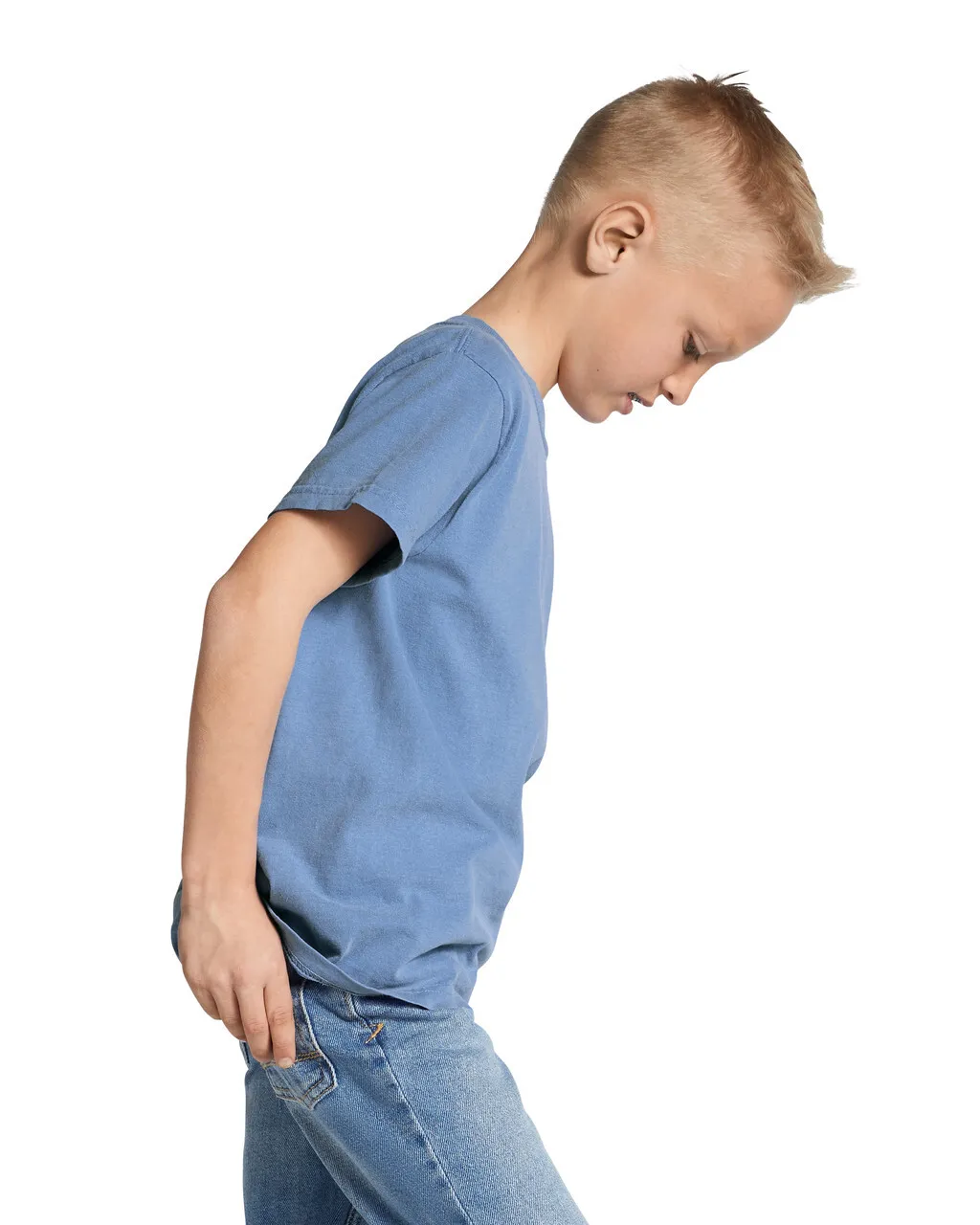 9018 Garment-Dyed Youth Midweight T-Shirt