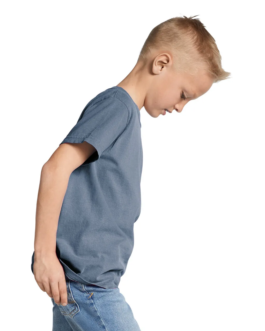 9018 Garment-Dyed Youth Midweight T-Shirt