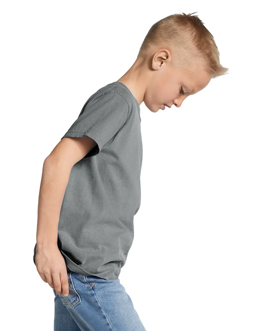 9018 Garment-Dyed Youth Midweight T-Shirt