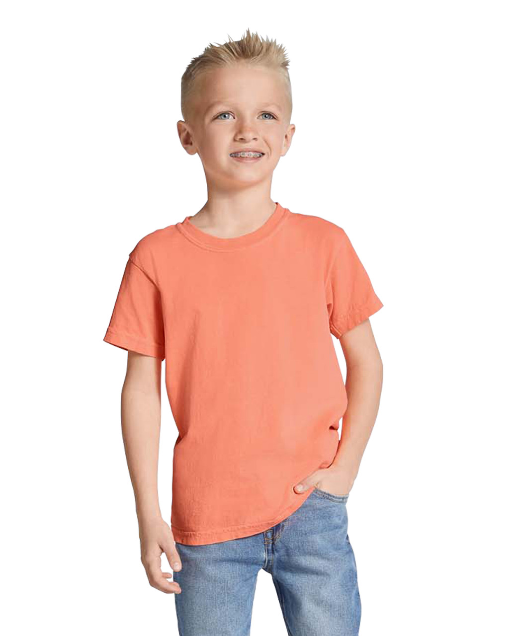 9018 Garment-Dyed Youth Midweight T-Shirt