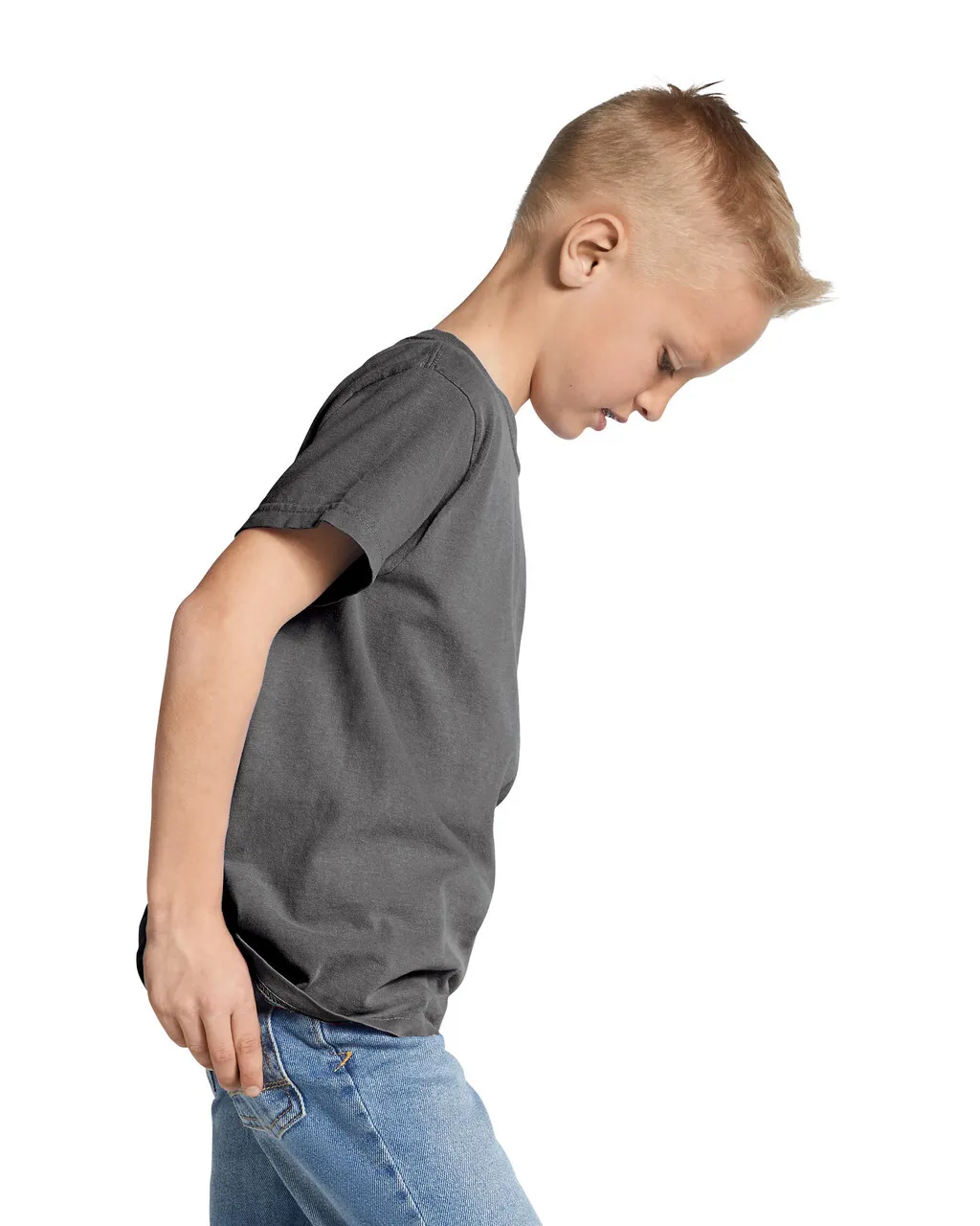 9018 Garment-Dyed Youth Midweight T-Shirt