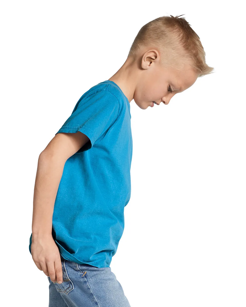 9018 Garment-Dyed Youth Midweight T-Shirt