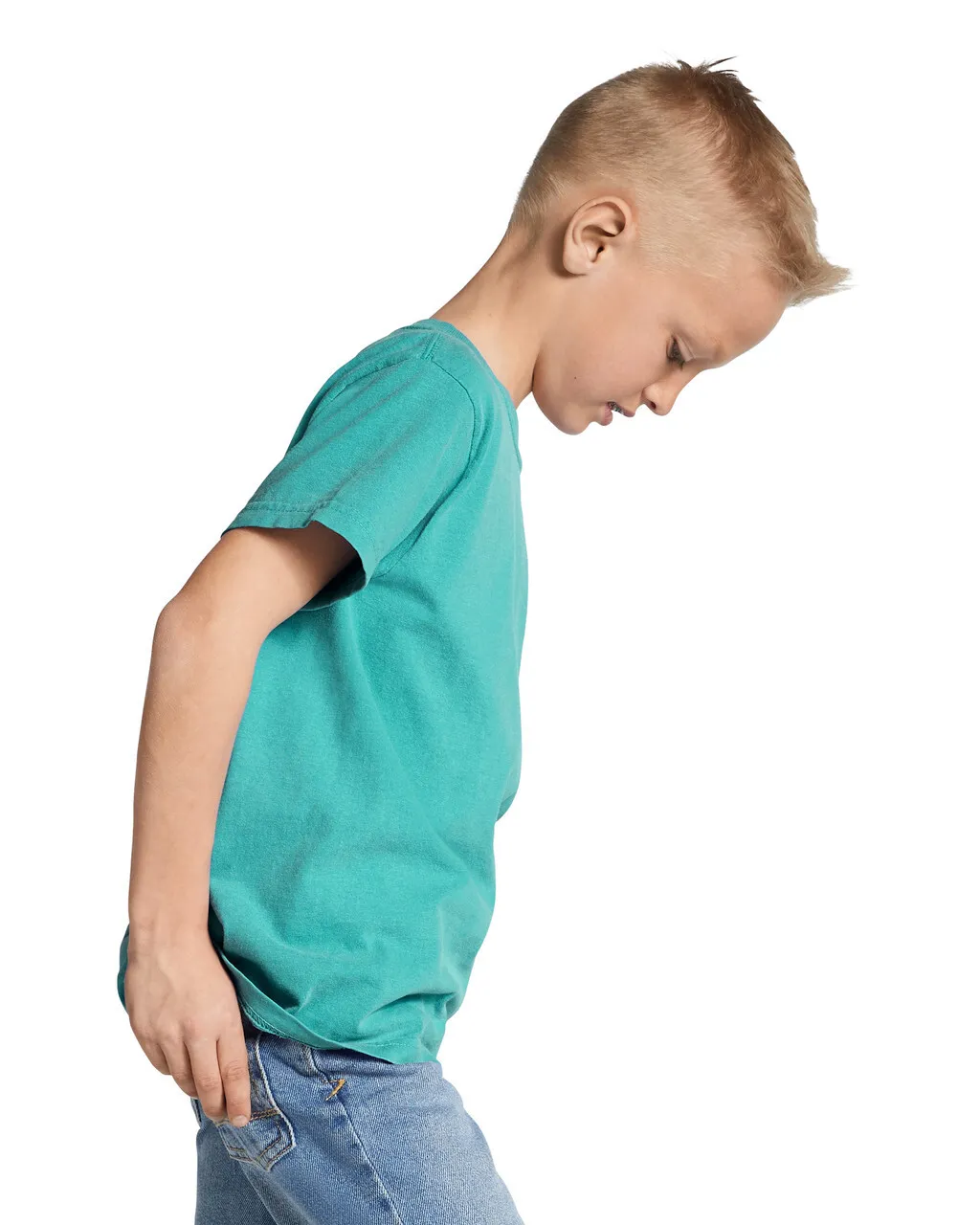 9018 Garment-Dyed Youth Midweight T-Shirt